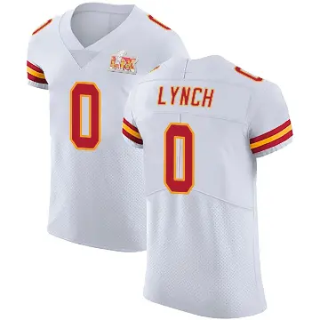 ＃0 Men's Blake Lynch White Elite Kansas City Chiefs Vapor Untouchable Super Bowl LIX Jersey