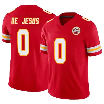 ＃0 Youth Jacob De Jesus Red Limited Kansas City Chiefs Vapor F.U.S.E. Jersey