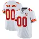＃00 Men's Custom White Limited Kansas City Chiefs Vapor Untouchable Jersey