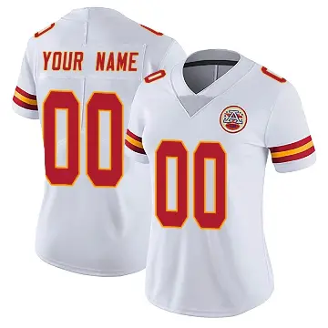 ＃00 Women's Custom White Limited Kansas City Chiefs Vapor Untouchable Jersey