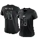 ＃11 Women's Carson Wentz Black Limited Kansas City Chiefs Reflective Jersey