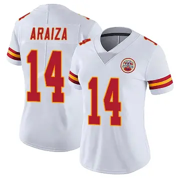 ＃14 Women's Matt Araiza White Limited Kansas City Chiefs Vapor Untouchable Jersey