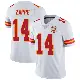 ＃14 Youth Bailey Zappe White Limited Kansas City Chiefs Vapor Untouchable Jersey