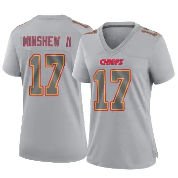 ＃17 Women's Gardner Minshew Gray Game Kansas City Chiefs Atmosphere Fashion Jersey