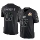 ＃17 Youth Gardner Minshew Black Limited Kansas City Chiefs Reflective Super Bowl LIX Jersey