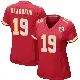 ＃19 Women's Chris Oladokun Red Game Kansas City Chiefs Team Color Jersey