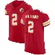 ＃2 Men's Joshua Williams Red Elite Kansas City Chiefs Team Color Vapor Untouchable Jersey