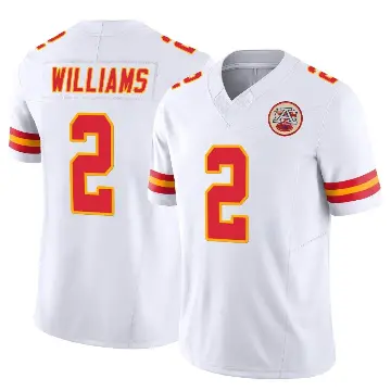 ＃2 Youth Joshua Williams White Limited Kansas City Chiefs Vapor F.U.S.E. Jersey