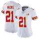 ＃21 Women's Jaden Hicks White Limited Kansas City Chiefs Vapor Untouchable Super Bowl LIX Jersey