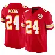 ＃24 Youth Skyy Moore Red Limited Kansas City Chiefs Vapor F.U.S.E. Jersey