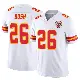 ＃26 Youth Deon Bush White Limited Kansas City Chiefs Vapor F.U.S.E. Jersey