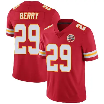 ＃29 Men's Eric Berry Red Limited Kansas City Chiefs Team Color Vapor Untouchable Jersey