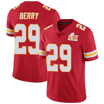 ＃29 Youth Eric Berry Red Limited Kansas City Chiefs Team Color Vapor Untouchable Super Bowl LIX Jersey