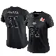 ＃31 Women's Jeffrey Bassa Black Limited Kansas City Chiefs Reflective Super Bowl LIX Jersey
