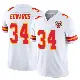 ＃34 Youth Mike Edwards White Limited Kansas City Chiefs Vapor F.U.S.E. Jersey