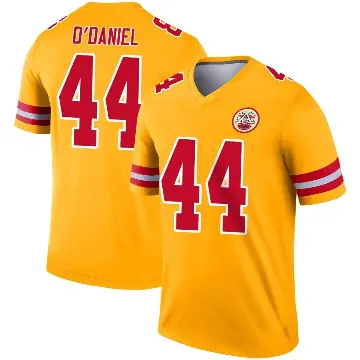 ＃44 Men's Dorian O'Daniel Gold Legend Kansas City Chiefs Inverted Jersey
