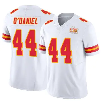 ＃44 Youth Dorian O'Daniel White Limited Kansas City Chiefs Vapor F.U.S.E. Super Bowl LIX Jersey