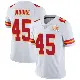 ＃45 Youth Isaiah Moore White Limited Kansas City Chiefs Vapor Untouchable Super Bowl LIX Jersey