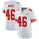 ＃46 Men's Darius Rush White Limited Kansas City Chiefs Vapor Untouchable Super Bowl LIX Jersey