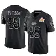 ＃49 Men's Tre Watson Black Limited Kansas City Chiefs Reflective Super Bowl LIX Jersey