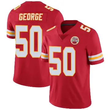 ＃50 Youth Brandon George Red Limited Kansas City Chiefs Team Color Vapor Untouchable Jersey
