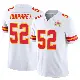 ＃52 Men's Creed Humphrey White Limited Kansas City Chiefs Vapor F.U.S.E. Super Bowl LIX Jersey