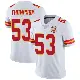 ＃53 Men's BJ Thompson White Limited Kansas City Chiefs Vapor Untouchable Jersey