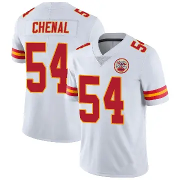 ＃54 Men's Leo Chenal White Limited Kansas City Chiefs Vapor Untouchable Jersey