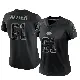 ＃61 Women's Austin Reiter Black Limited Kansas City Chiefs Reflective Jersey