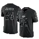 ＃64 Men's Wanya Morris Black Limited Kansas City Chiefs Reflective Jersey