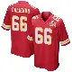 ＃66 Men's Mike Caliendo Red Game Kansas City Chiefs Team Color Super Bowl LIX Jersey