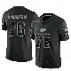 ＃76 Youth Kingsley Suamataia Black Limited Kansas City Chiefs Reflective Jersey