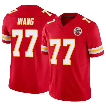 ＃77 Youth Lucas Niang Red Limited Kansas City Chiefs Vapor F.U.S.E. Jersey