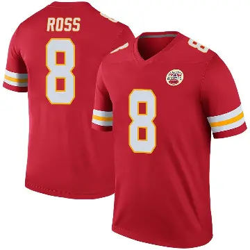 ＃8 Youth Justyn Ross Red Legend Kansas City Chiefs Color Rush Jersey