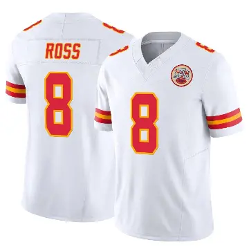 ＃8 Youth Justyn Ross White Limited Kansas City Chiefs Vapor F.U.S.E. Jersey