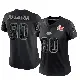 ＃80 Women's Kendall Blanton Black Limited Kansas City Chiefs Reflective Super Bowl LIX Jersey