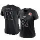 ＃81 Women's Blake Bell Black Limited Kansas City Chiefs Reflective Super Bowl LIX Jersey