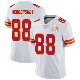 ＃88 Men's Peyton Hendershot White Limited Kansas City Chiefs Vapor Untouchable Super Bowl LIX Jersey