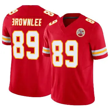 ＃89 Youth Jason Brownlee Red Limited Kansas City Chiefs Vapor F.U.S.E. Jersey