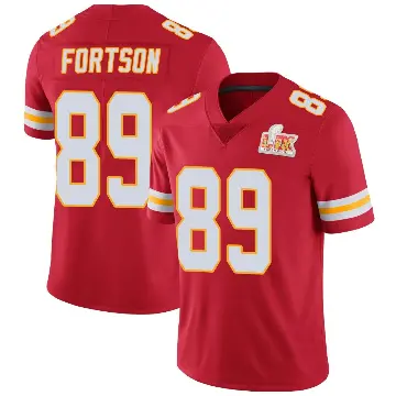 ＃89 Youth Jody Fortson Red Limited Kansas City Chiefs Team Color Vapor Untouchable Super Bowl LIX Jersey