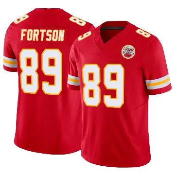 ＃89 Youth Jody Fortson Red Limited Kansas City Chiefs Vapor F.U.S.E. Jersey