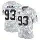 ＃93 Men's Coziah Izzard Arctic Camo Limited Kansas City Chiefs 2024 Salute to Service Jersey