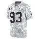 ＃93 Men's Coziah Izzard Arctic Camo Limited Kansas City Chiefs 2024 Salute to Service Jersey