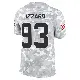 ＃93 Men's Coziah Izzard Arctic Camo Limited Kansas City Chiefs 2024 Salute to Service Jersey