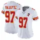 ＃97 Women's Ashton Gillotte White Limited Kansas City Chiefs Vapor Untouchable Jersey