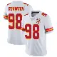 ＃98 Men's Janarius Robinson White Limited Kansas City Chiefs Vapor Untouchable Jersey