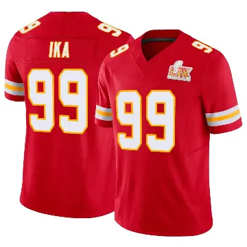 ＃99 Men's Siaki Ika Red Limited Kansas City Chiefs Vapor F.U.S.E. Super Bowl LIX Jersey