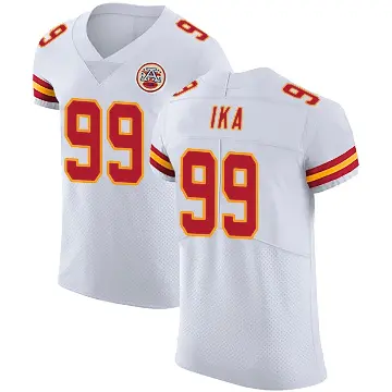 ＃99 Men's Siaki Ika White Elite Kansas City Chiefs Vapor Untouchable Jersey