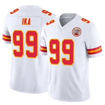 ＃99 Men's Siaki Ika White Limited Kansas City Chiefs Vapor F.U.S.E. Jersey