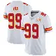 ＃99 Men's Siaki Ika White Limited Kansas City Chiefs Vapor Untouchable Super Bowl LIX Jersey